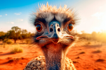 Friendly And Charismatic Emu Character
