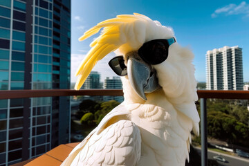 Friendly And Charismatic Cockatoo Parrot