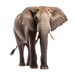 Fototapeta premium elephant isolated on transparent background cutout
