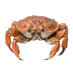 crab isolated on transparent background cutout