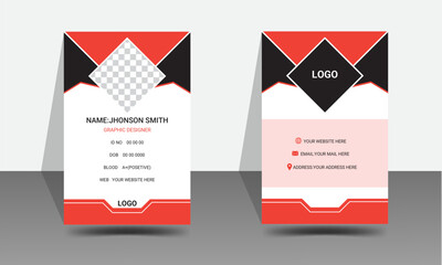 creative modern and simple id card design.
