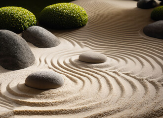 Fototapeta na wymiar zen garden zen