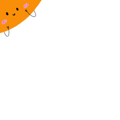 Fototapeta premium frame with balloons