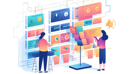 コンピュータ, イラスト, ビジネス,ビジネスイラスト,FX,会議,ヨガ,スマホ,