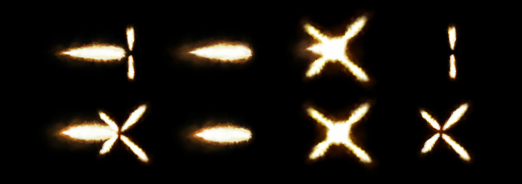 Gun flash effects. Realistic special effects steps 