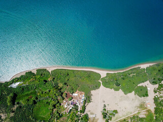 Issyk Kul lake in Kyrgyzstan