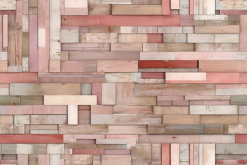 Textur Nahtlos wiederholendes Muster - Helles buntes Holz - Vintage und Retro Parkett  und Laminat im Patchwork Stil