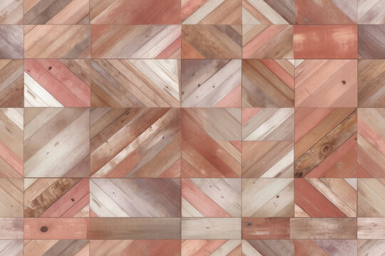 Textur Nahtlos wiederholendes Muster - Helles buntes Holz - Vintage und Retro Parkett  und Laminat im Patchwork Stil