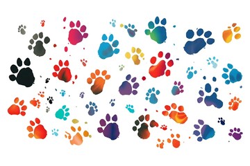 Animal footprints