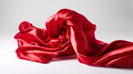 Silk Background Red