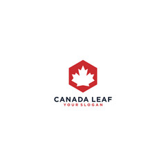 Fototapeta na wymiar canada leaf logo