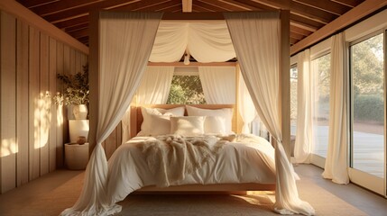 Elegant Urban Penthouse Loft, Open Layout, Industrial Chic, Exposed Brick, City Views, Evening Ambiance - Generative AI