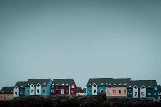 Casas de Colores en Qaqortoq, Groenlandia