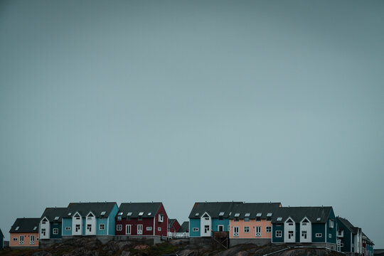 Casas de Colores en Qaqortoq, Groenlandia