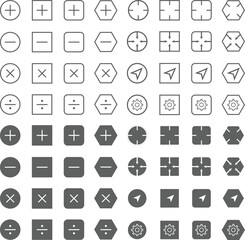 Single Line Basic Icon Series