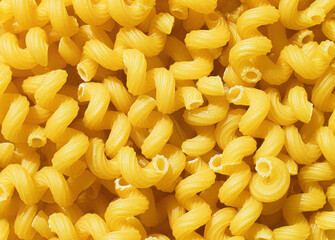 Cavatappi pasta from durum wheat