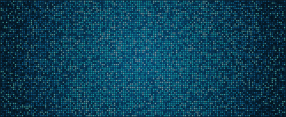 Digital technology background. Digital data square blue pattern pixel background
