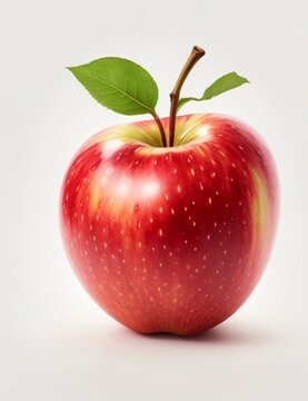 In essence, the apple is a simple fruit, but its simplicity hides extraordinary beauty. This image captures the natural elegance of an apple, highlighting its perfect shape, vibrant color and irresist