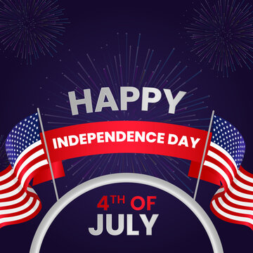 Fourth of July Independence Day. Vector illustration for USA illustration Design