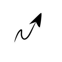 Hand Drawn Arrow Icon Vector