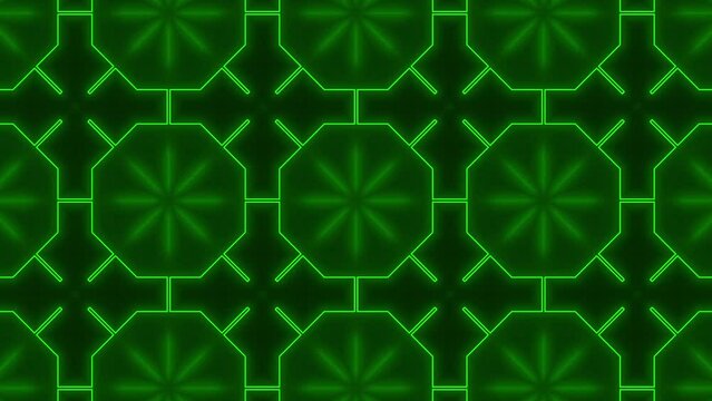 abstract colorful saber mandala pattern animation background 