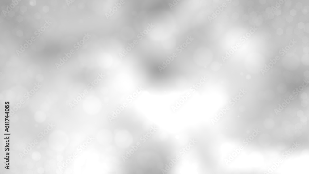 Poster silver gray bokeh agleam volumetric lines backdrop - abstract 3d rendering