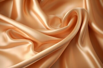 Fototapeta premium Silky or silk texture fabric material wallpaper background texture. Luxury satin flowing velvet cloth pattern. Generative AI
