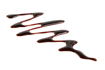 Balsamic vinegar isolated on white background with full depth of field.