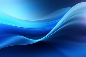 Fototapeta premium Blue abstract motion light background. Generative AI