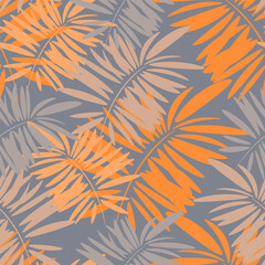 Seamless vector tropical pattern 
