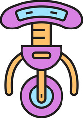 cartoon robot character icon