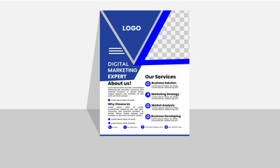 Vector design modern Business Flyer Layout.