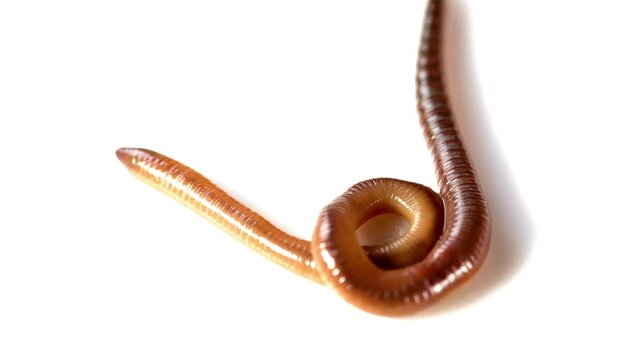 Mesmerizing 4K Macro View: Extreme Close-Up of Earthworms in Soil, Unveiling their Underground World
