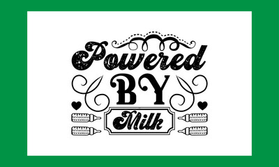 Powered By Milk Svg 