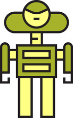 robot cartoon illustration