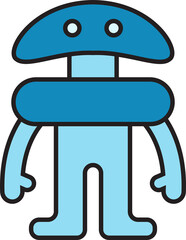 cartoon robot avatar