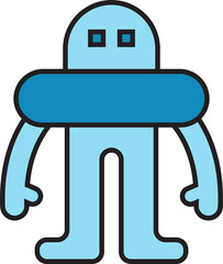 cartoon robot avatar