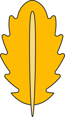 autumn leaf illustration