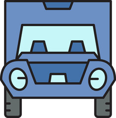 small truck and lorry truck icon