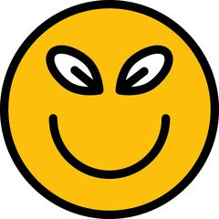 Fototapeta premium smile face emoticon