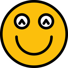 Fototapeta premium smile face emoticon