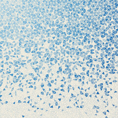 Abstract geometric background. Artistic scattered low poly triangles with colored gradient. Beautiful vector illustration.