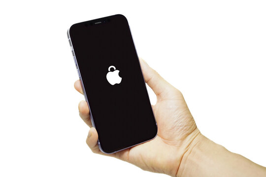 An image of apple's privacy protection. iPhone in hand.
