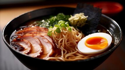 Savory Delight: Tempting Shoyu Ramen Elegance