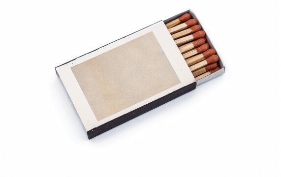 vintage box matches with match sticks