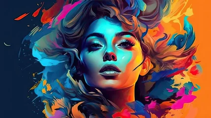 a visually striking gradient background that transitions smoothly between vibrant and contrasting colors generated AI © emzee