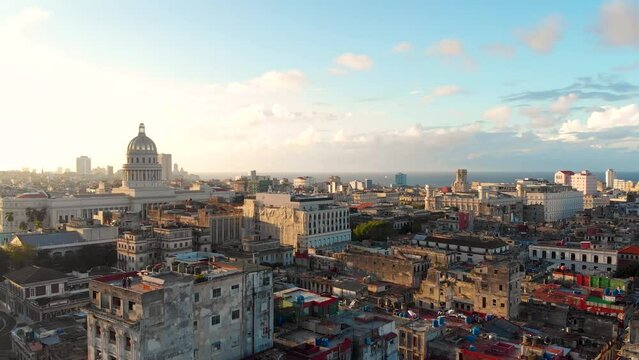Havana city. Drone