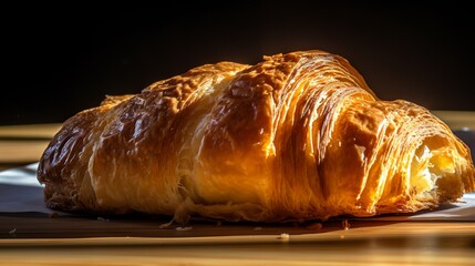 Irresistible Indulgence: Perfectly Flaky Croissant