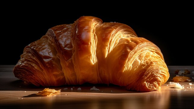 Irresistible Indulgence: Perfectly Flaky Croissant