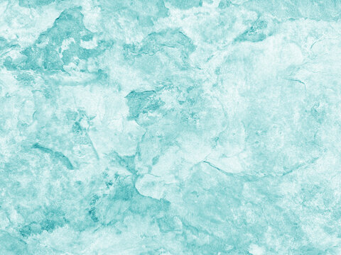 Pastel light blue green vintage background texture, distressed grunge rock or stone wall in pale blue and white color palette, old vintage paper or wallpaper design for website or presentation art